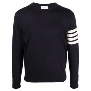 Thom Browne Men Wool 4-Bar Pullover